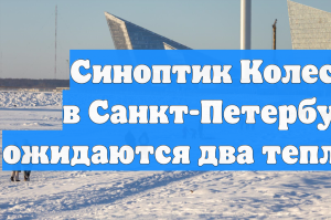 Синоптик Колесов: в Санкт-Петербурге ожидаются два теплых дня