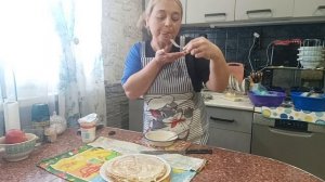 БЛИНЧИКИ ПО БАБУШКИНОМУ РЕЦЕПТУ🥞/ГУЛЯШ НА ОБЕД🍖