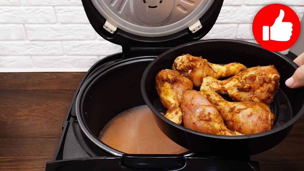 Идеальный Рецепт куриных ножек на пару в мультиварке! Мясо тает во рту! Готовится просто! смотреть онлайн