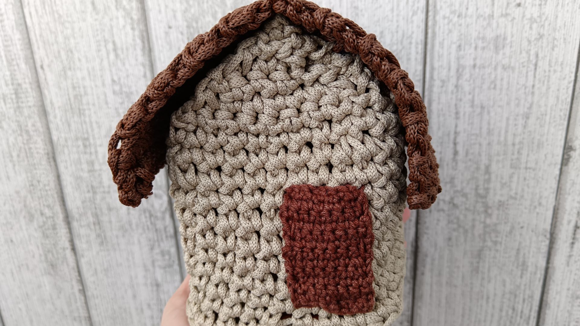 💗СВЯЗАЛА ИЗ ТОГО ЧТО БЫЛО🧶КОРЗИНКА ДОМИК КРЮЧКОМ 🌸 смотреть онлайн