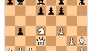 Михаил Таль жертвует фигуру, _качество_ и красиво выигрывает в финале