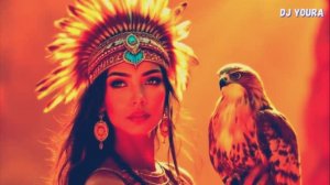 красивая фольк электронная музыка красивая индианка волки природа для релакса медитации