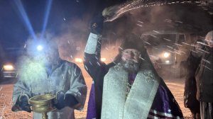 Епископ Макарий совершил освящение иордани на реке Нерча в Нерчинске