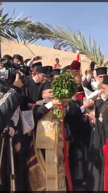 Друзья прислали-На Святой земле праздник Крещения Господня . смотреть онлайн