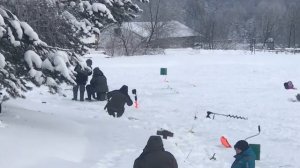 поимка форели