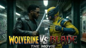 Блэйд против Россомахи , чья сталь крепче. ИИ видео.