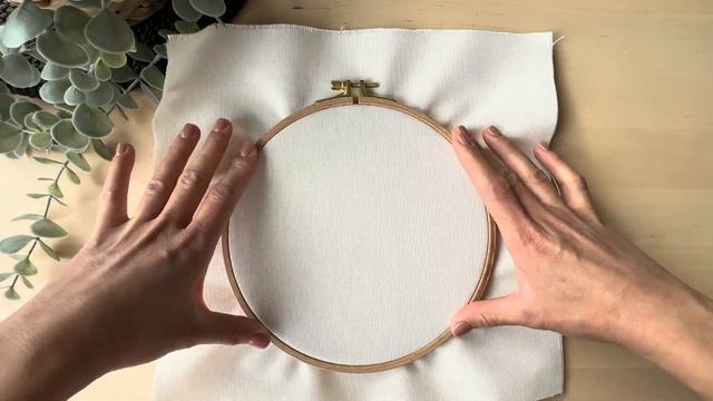 1. Как подготовить пяльцы для работы