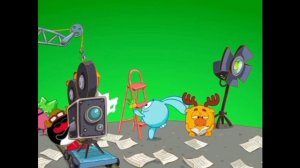 заставка Смешарики снимают кино но со звуком заставки Смешариков 2003-2005