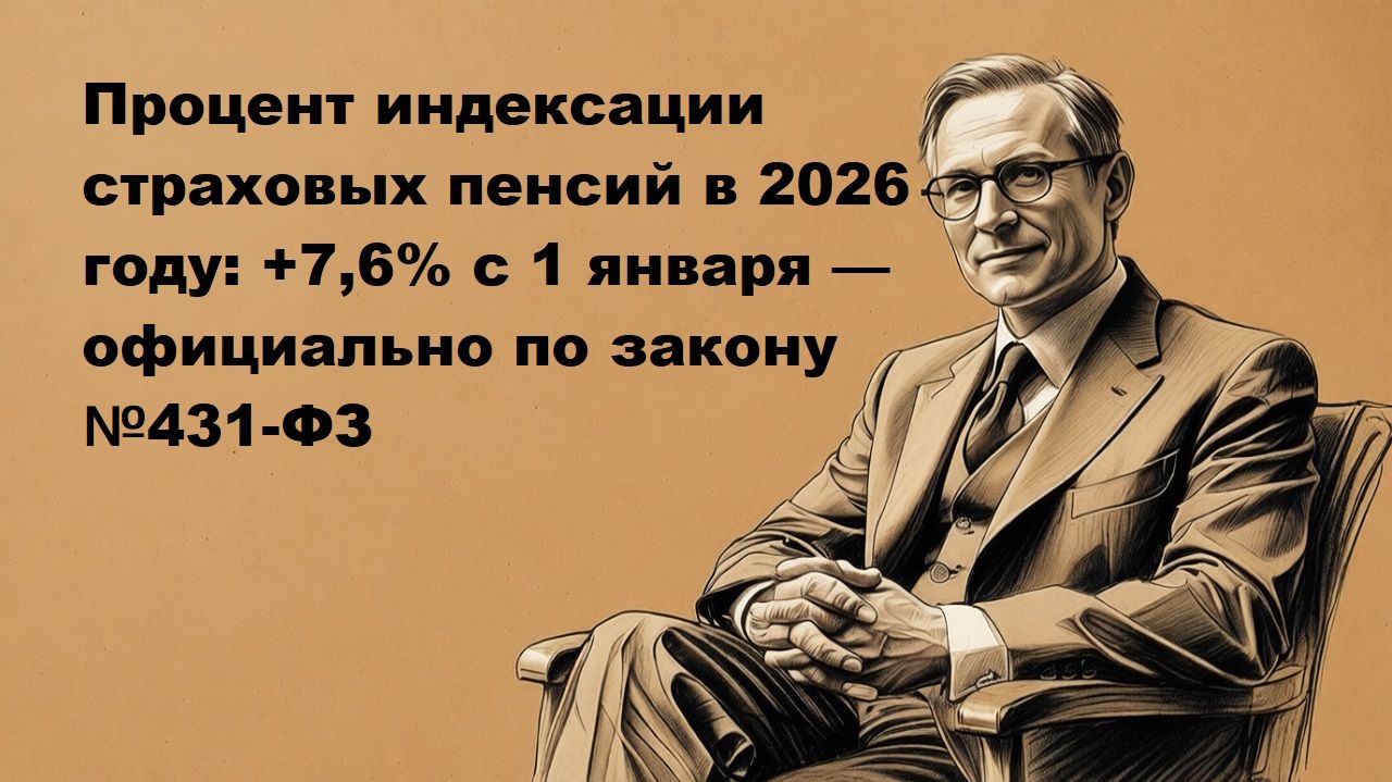 Процент индексации страховых пенсий в 2026 году смотреть онлайн