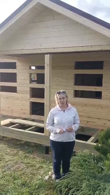 Видеоотзыв! Строительство сруба бани 6х6 под усадку. смотреть онлайн