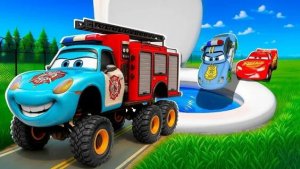 МУЛЬТИКИ ПРО МАШИНКИ 🚗 МОЛНИЯ МАКВИН И ДОРОГА В НЕИЗВЕСТНОСТЬ. ПУТЬ РОБОТА- ГОНЩИКА