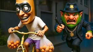 Тунг Тунг Сахур украл апельсины , что бы затем из них построить суперкар для сына.