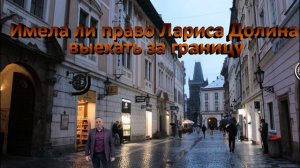Имела ли право Лариса Долина выехать за границу