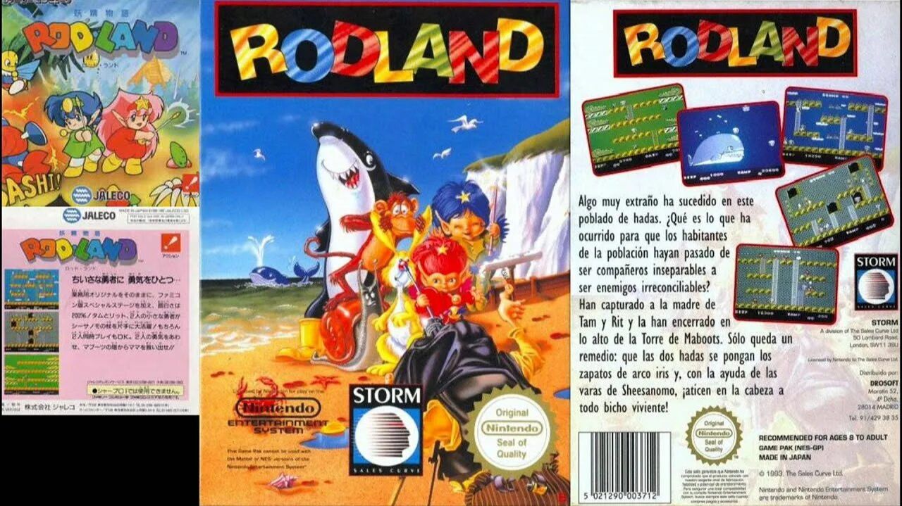 Rod Land (NES) смотреть онлайн