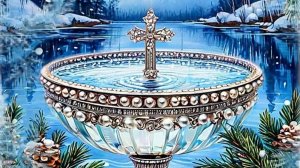 Канун Крещения Господне- с Крещенским Сочельником. Красивая музыкальная открытка.