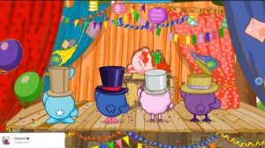 Нюша из смешариков а у меня большой каблук не полная версия песни.