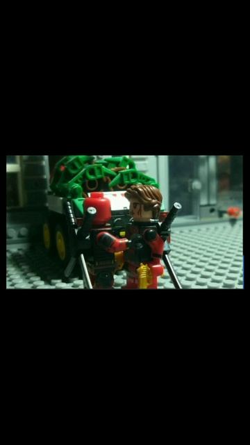 lego flames Deadpool 3