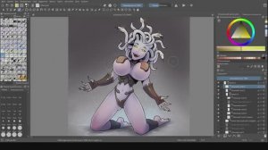 Рисунок в krita для 3D модели