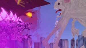 Monster Clover VS Godzilla Drawing Cartoons 2