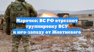 Марочко: выбив ВСУ из серой зоны на юге Ямполя, ВС РФ снизят число ударов по ЛНР
