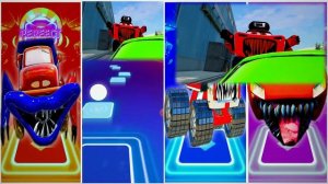 ТИГРОВЫЙ ЭВАКУАТОР‑ЧУДИЩЕ ПРОТИВ ПАУКА‑ЭКСКАВАТОРА И ЧЕТЫРЁХГОЛОВОГО ПОЕЗДА‑ПОЖИРАТЕЛЯ