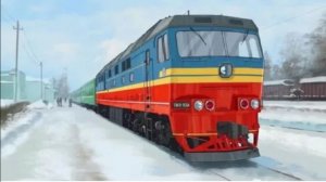 обзор локомотива тэп-70 от коллекции наши поезда!