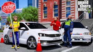 ОПЕРСКАЯ ЕЗДА В GTA 5 - ВИТЯ ОПЕР ПОШЕЛ В АВТОШКОЛУ! СУЕТА НА ВАЗ 2114 БЕЗ ПРАВ! 🌊ВОТЕР