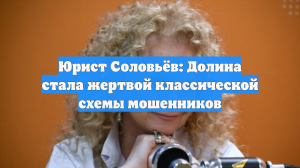 Юрист Соловьёв: Долина стала жертвой классической схемы мошенников