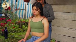 Духовное очищение (лимпия) и АСМР-массаж (игра волосами и растрескивание) с Доньей Эсперансией