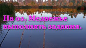 Идём на оз. Медвежье выполнять новогоднее задание.