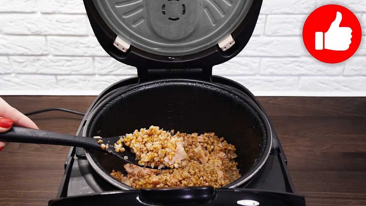 Ленивый ужин. Вкусная Гречка с беконом в мультиварке. Блюдо готовится быстро и просто смотреть онлайн