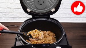 Ленивый ужин. Вкусная Гречка с беконом в мультиварке. Блюдо готовится быстро и просто