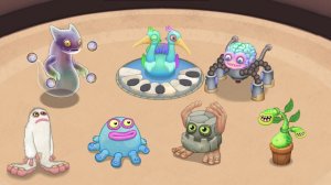 остров эхо монстров все монстры песни и анимации и вся песня