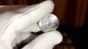 Монета 25 центов США " Мейфлауэрское соглашение" / 250 лет Независимости США