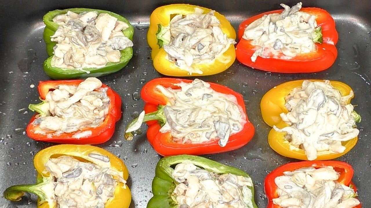 🔴 Узнала рецепт в ресторане! Это же просто гениально! Перец фаршированный! смотреть онлайн