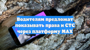 Водителям предложат показывать права и СТС через платформу MAX