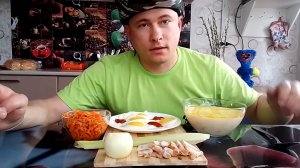 мукбанг/вкусняшки/Сырный суп Архивное видео 3 года назад/
