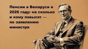 Когда повысят пенсию в Беларуси в 2026 году