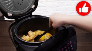 Простая вкусная курица на Новый Год! Куриные бедрышки в сливочном соусе в мультиварке