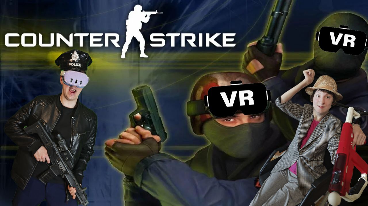 ДОБРЫЕ-СТАРЫЕ ВРЕМЕНА 🔥🔥🔥 №1 ► Counter-Strike 1.6. VR смотреть онлайн