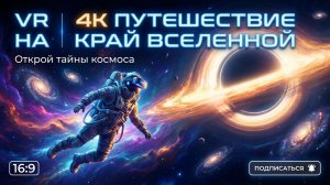 VR 4K ПУТЕШЕСТВИЕ НА КРАЙ ВСЕЛЕННОЙ