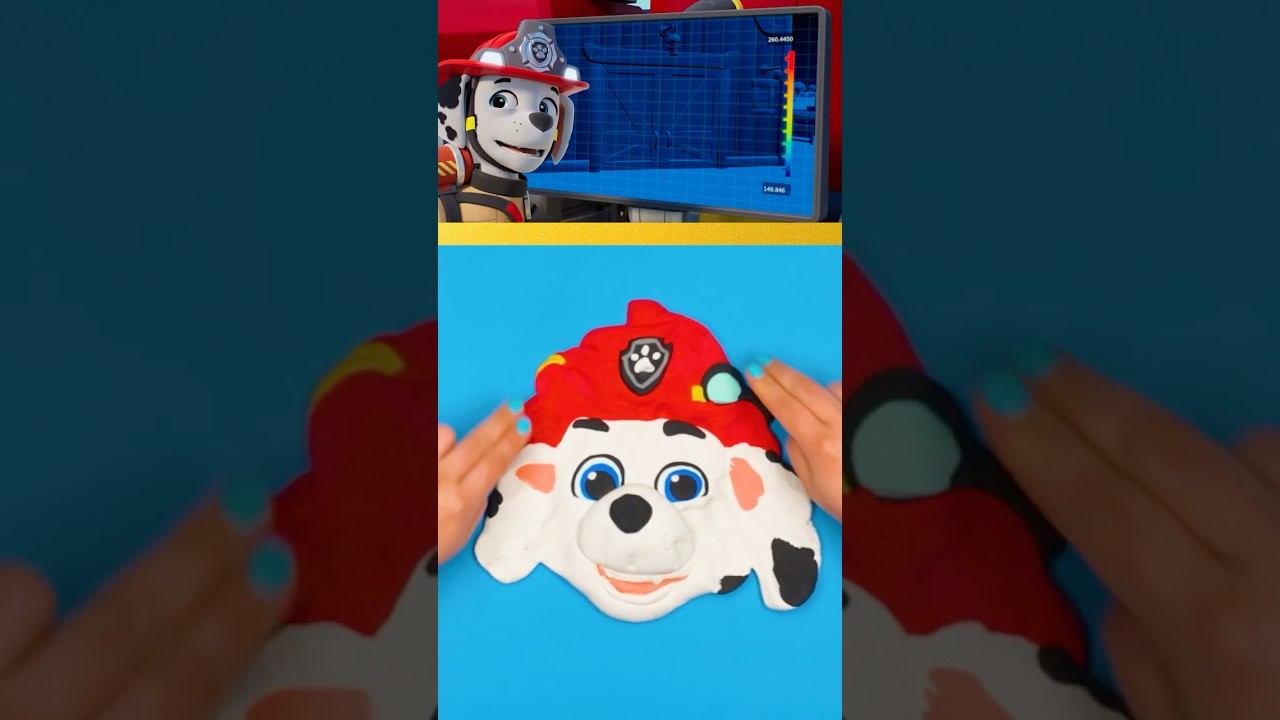 Щенячий патруль | Сделай PAW Patrol Marshall из слайма | Nick Jr. Cyrillic #shorts смотреть онлайн