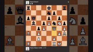 Фишер в выигрышной партии неожиданно отдает ладью и проигрывает