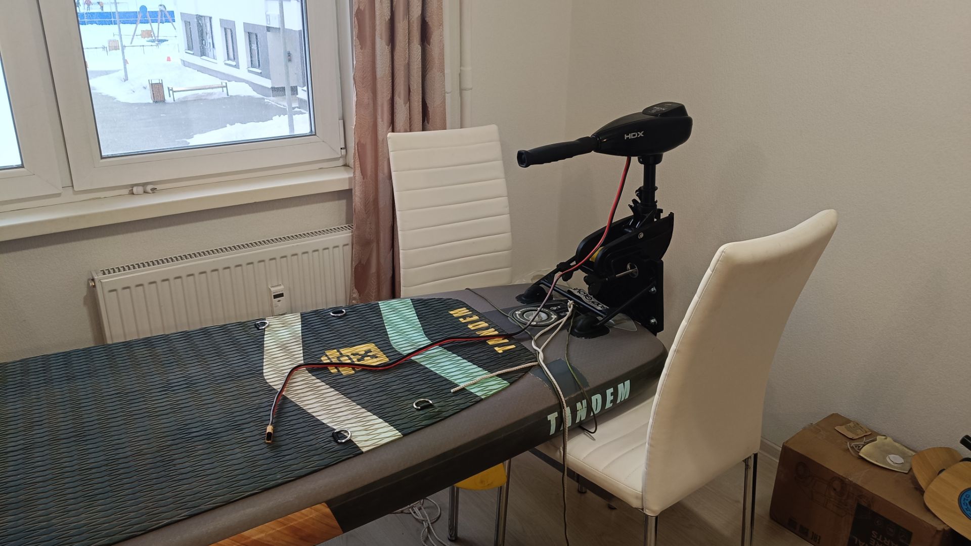 Электро SUP Board Tandem под лодочный мотор 12 в. Проект Панцерник - Аллигатор. Часть 2 смотреть онлайн