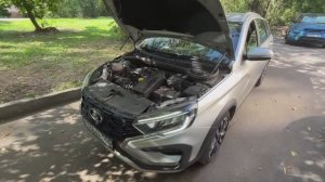 Лада Веста нг sv cross,CVT, после замены  масла в коробке на 33000 км.