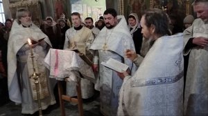 Крещенский Сочельник, или Навечерие Богоявления в Свято Вознесенском храме в Сыктывкаре