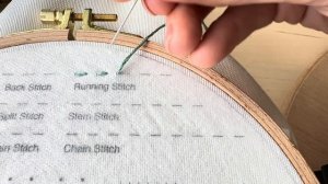 5. Шов -вперед иголку-