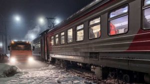 Вагон электрички сошел с рельсов в Новосибирске