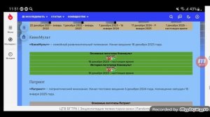 История логотипов седьмого мультиплекса каналов в Смотрёшка ТВ