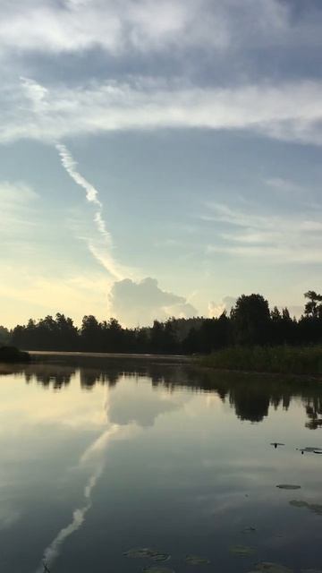 Ленинградская область. Хвойное. 29.07.2024. Рассвет над Вуоксой. Восхитительно! Неповторимо